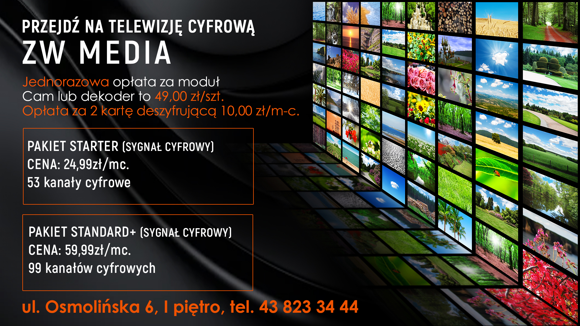 Telewizja Kablowa Stella W Stalowej Woli ZW MEDIA | Telewizja Kablowa w Zduńskiej Woli